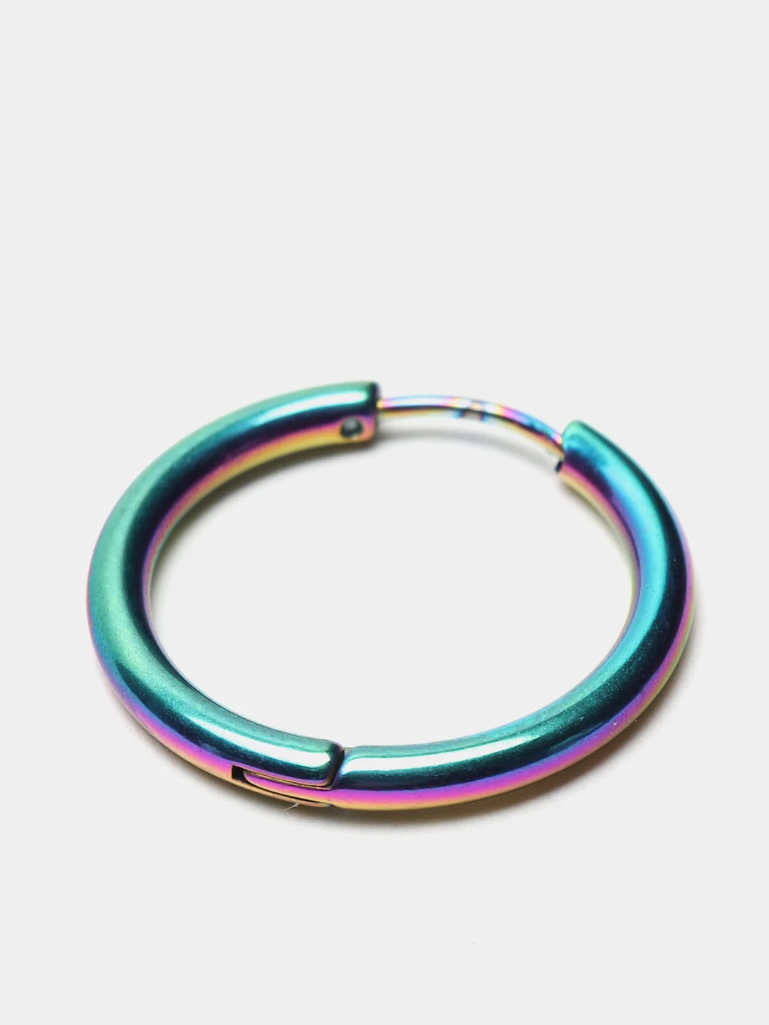 Серьга из медицинской стали с покрытием "Rainbow"