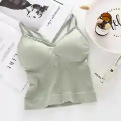 Мятный женский топ без косточек