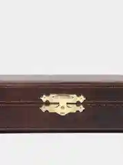 Шкатулка коричневая