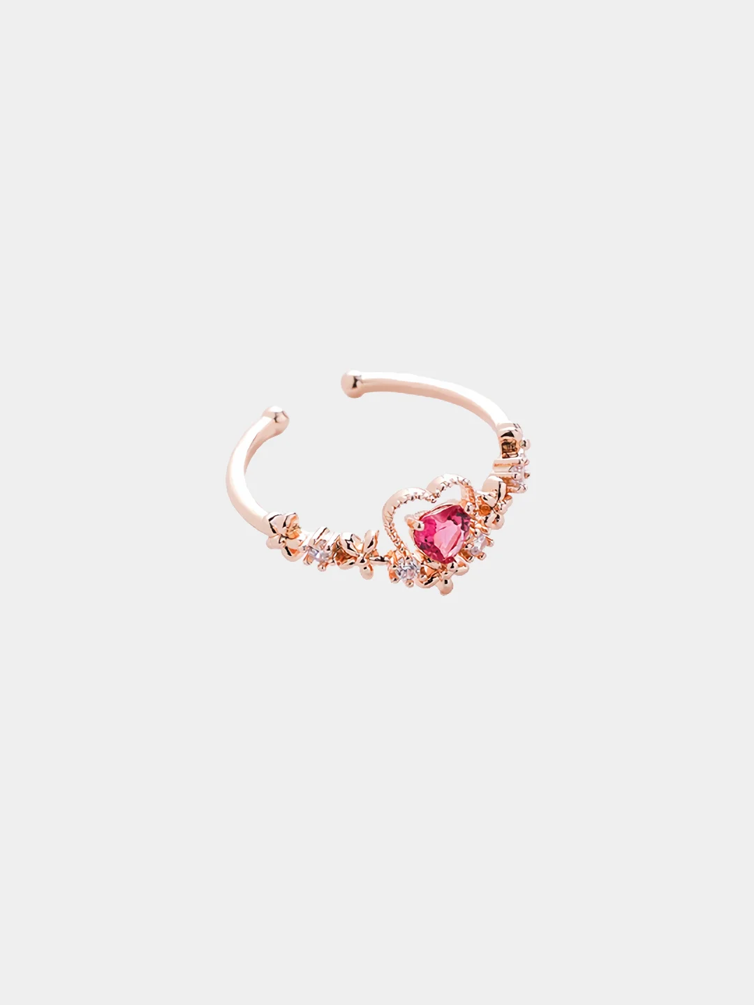 Серебряный кольцо женское с камнями