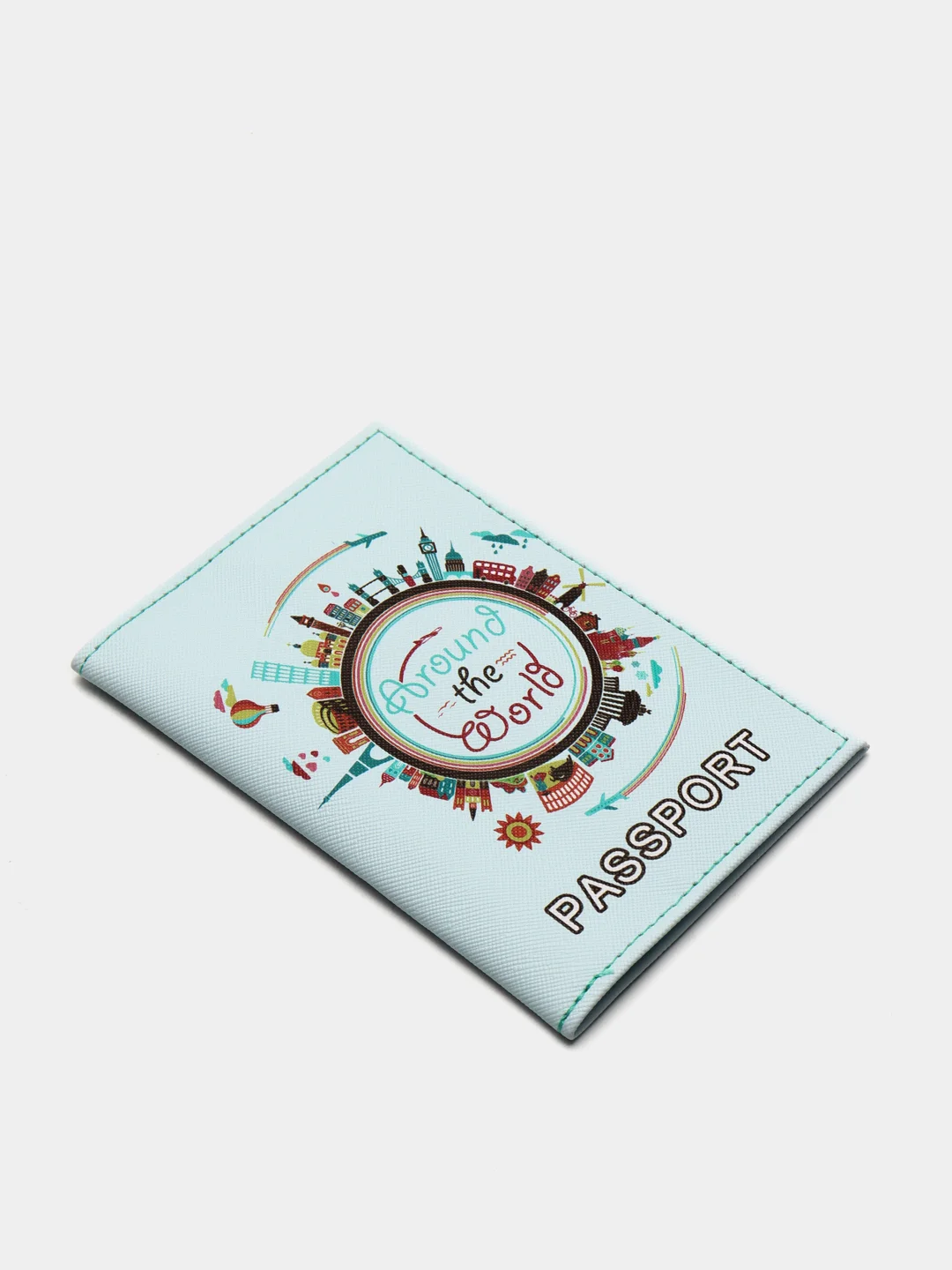 Бирюзовый обложка для паспорта