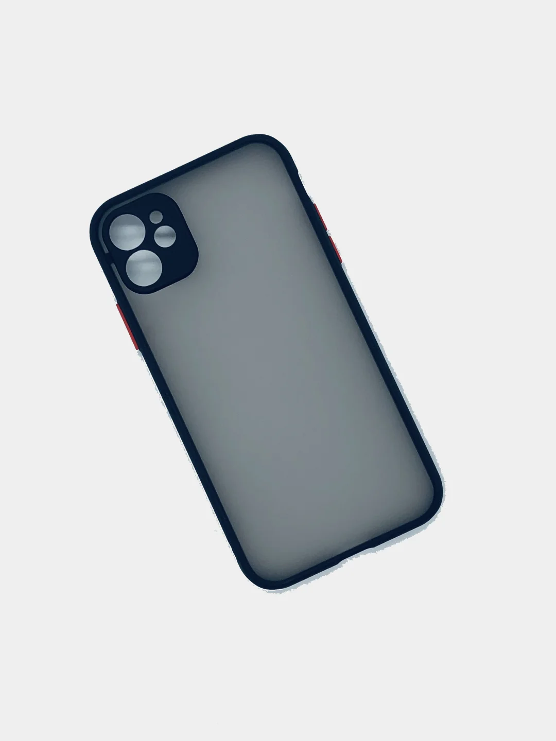 Черный чехол с защитой камеры iPhone 7/8/se X / XR / 11 / 11 pro / 12 pro / 12 mini /12 pro max
