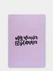 Планер ежедневник "MyWonderPlanner"  на 3 месяца недатированный, Сиреневый блокнот