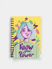 Блокнот на пружине KNOW YOUR POWER А5