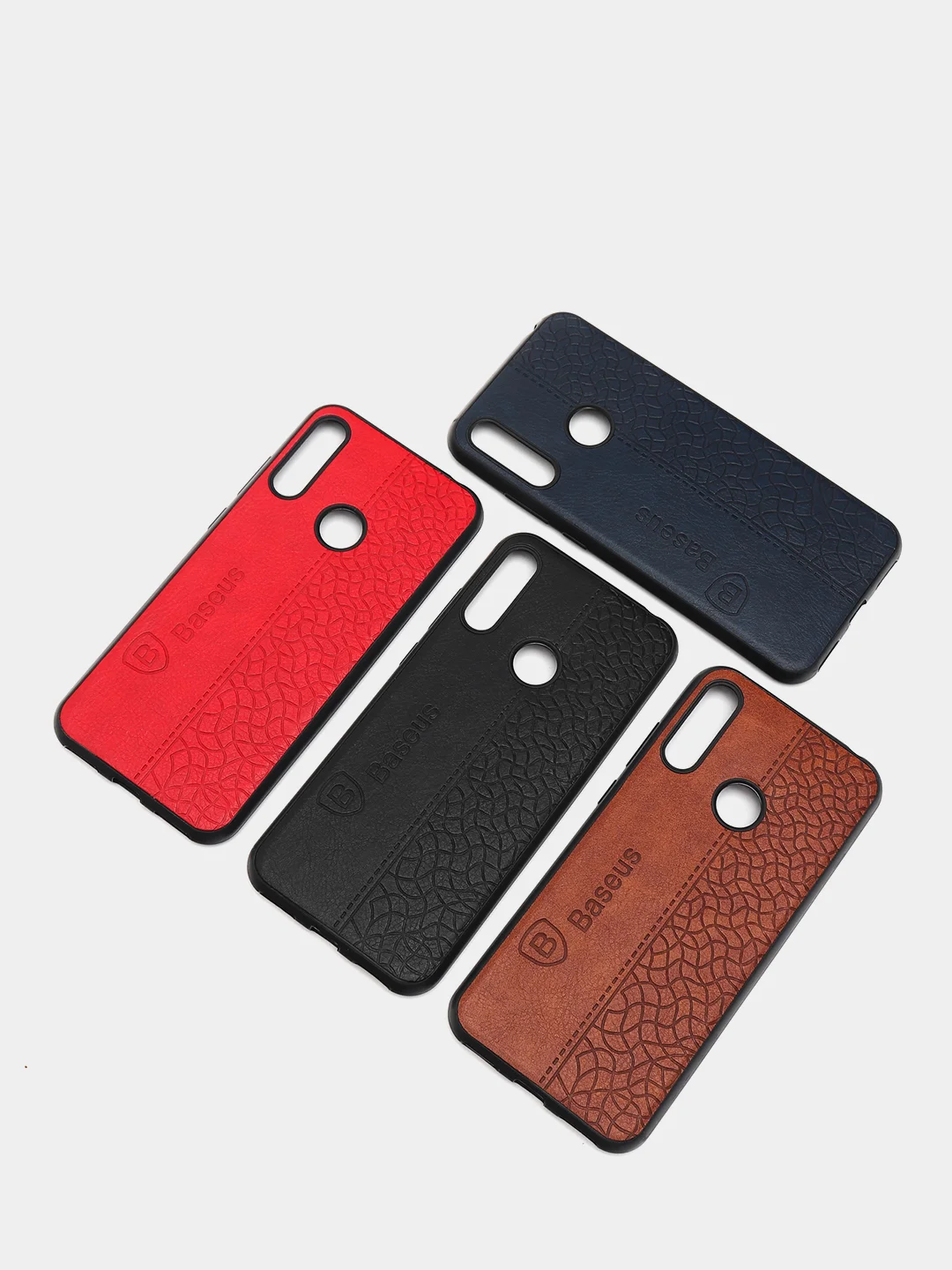 Коричневый чехол Honor 8A / 8A Prime / Huawei Y6 2019 / Y6 Prime 2019 / Y6s из эко кожи Baseus