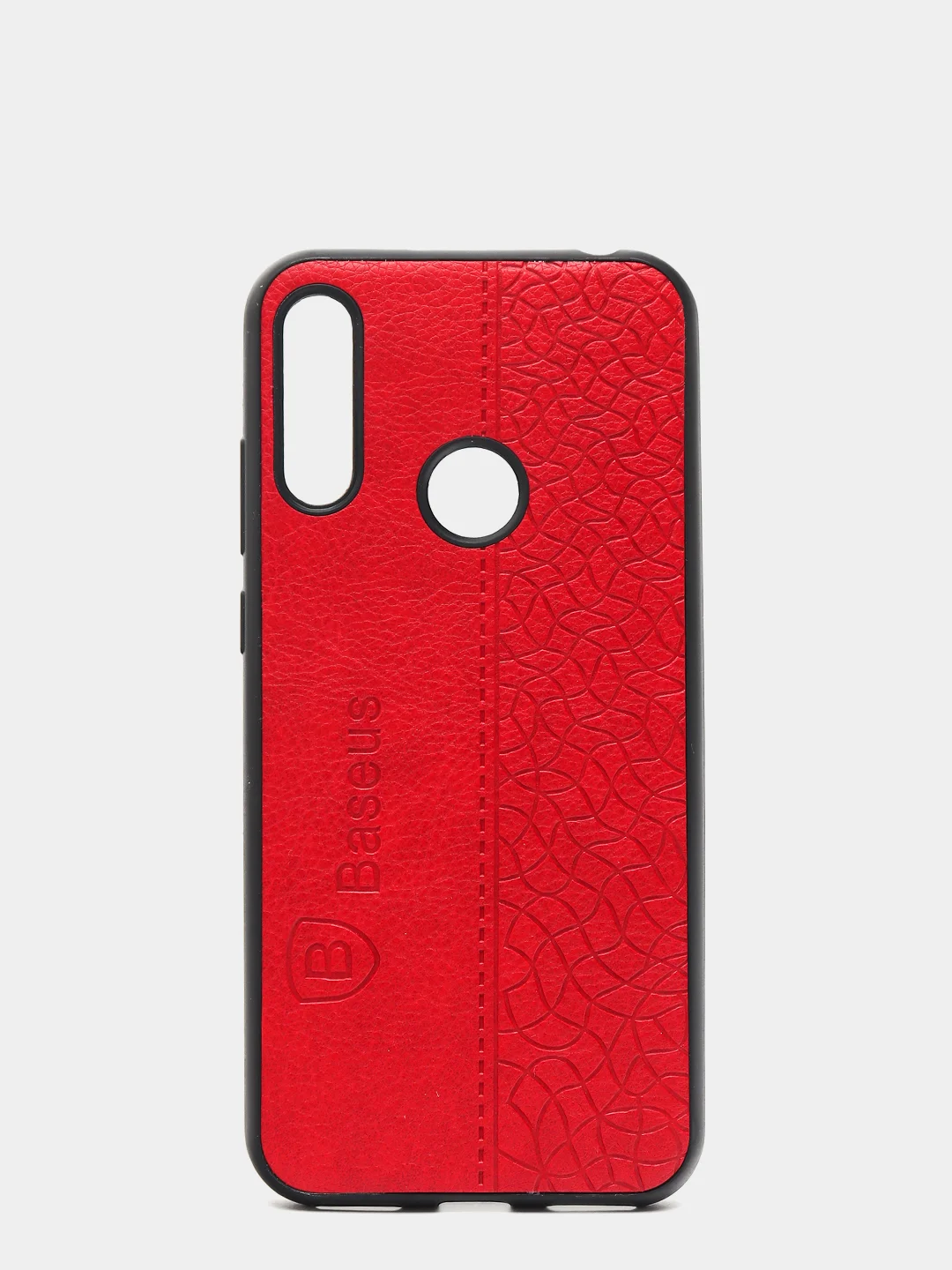 Красный чехол Honor 8A / 8A Prime / Huawei Y6 2019 / Y6 Prime 2019 / Y6s из эко кожи Baseus