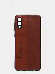 Коричневый чехол Samsung Galaxy A02, Самсунг Галакси А02 из эко кожи Baseus