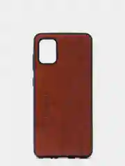 Коричневый чехол Samsung Galaxy A31, Самсунг Галакси А31 из эко кожи Baseus