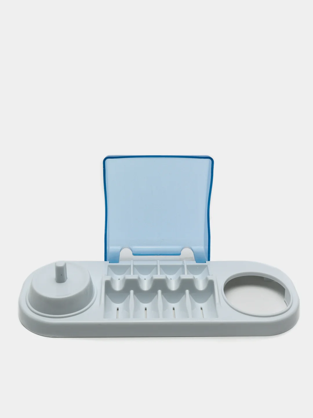 Подставка, держатель для электрических зубных щёток и насадок Oral-B с крышкой