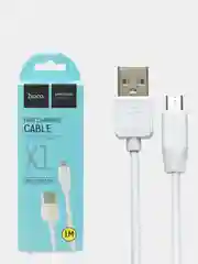 Кабель micro USB Hoco X1, белый, 1 метр