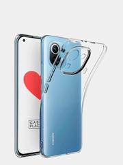 Чехол для Xiaomi Mi 11 Pro прозрачный силиконовый