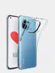 Чехол для Xiaomi Mi 11 Pro прозрачный силиконовый