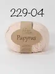 Бежевый меланж пряжа Fibra Natura Papyrus 78% Хлопок  22% Шелк 50г 120м 1 шт