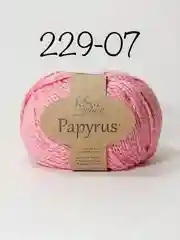 Розовый пряжа Fibra Natura Papyrus 78% Хлопок  22% Шелк 50г 120м 1 шт