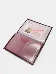 Багровый обложка для авто-документов