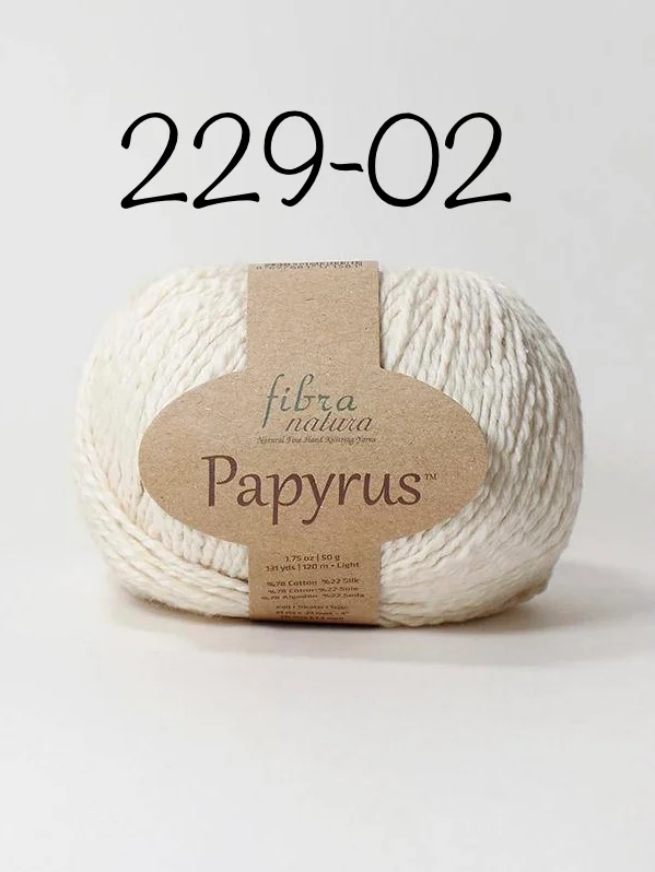 Прозрачный пряжа Fibra Natura Papyrus 78% Хлопок  22% Шелк 50г 120м 1 шт