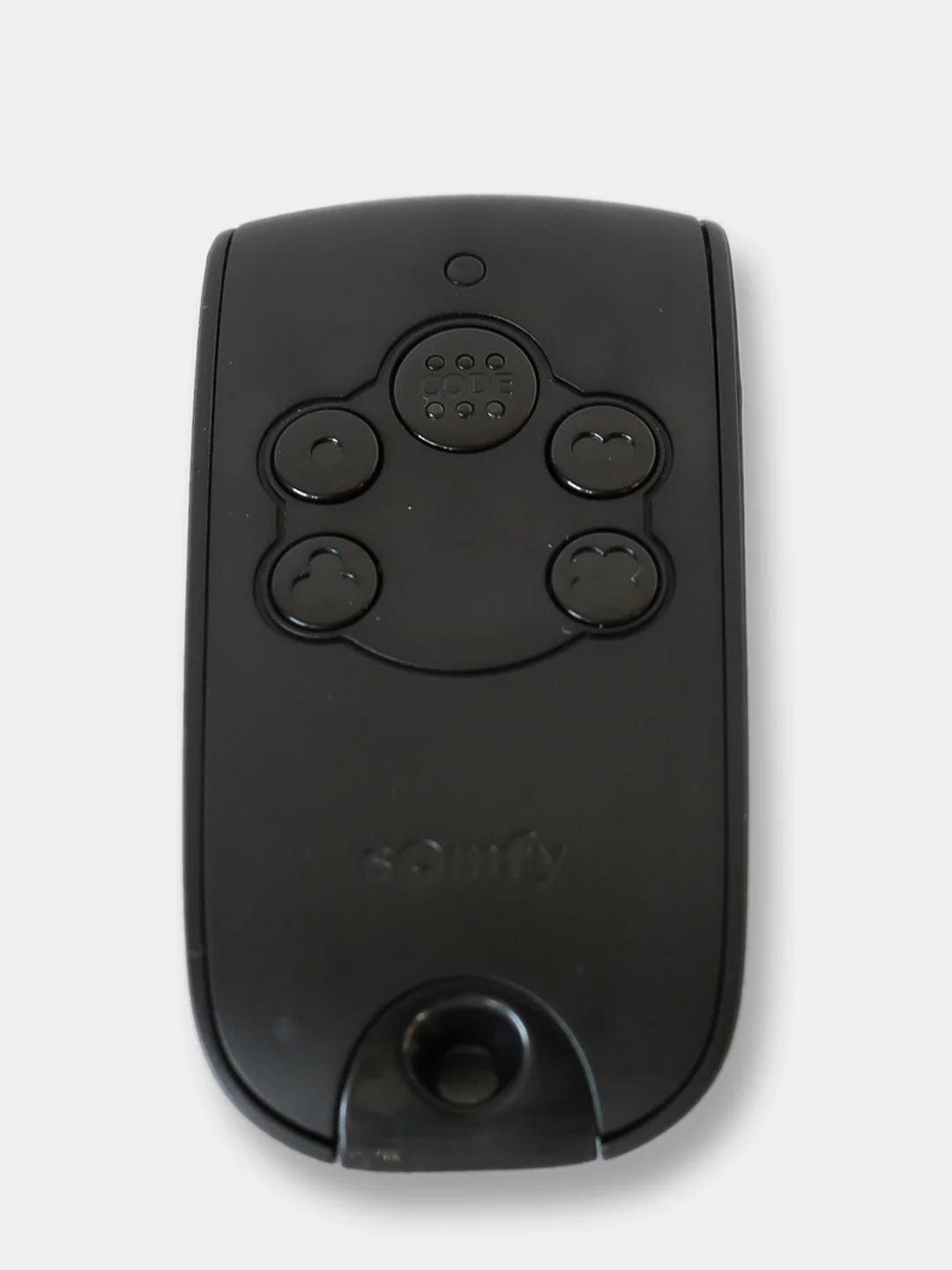Черный пульт-брелок для ворот и шлагбаумов Somfy Keytis 4 RTS, 4 канала