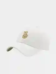 Белый бейсболка из хлопка