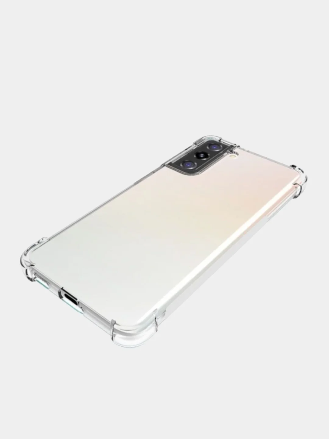 Чехол Samsung Galaxy S21+ / S21 Plus, Галакси С21+ прозрачный силиконовый противоударный