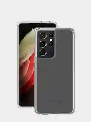 Чехол Samsung Galaxy S21 Ultra, Галакси С21 Ультра прозрачный силиконовый противоударный