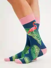 Зеленый носки высокие унисекс