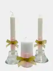 Семейный очаг в розовом цвете с золотом
