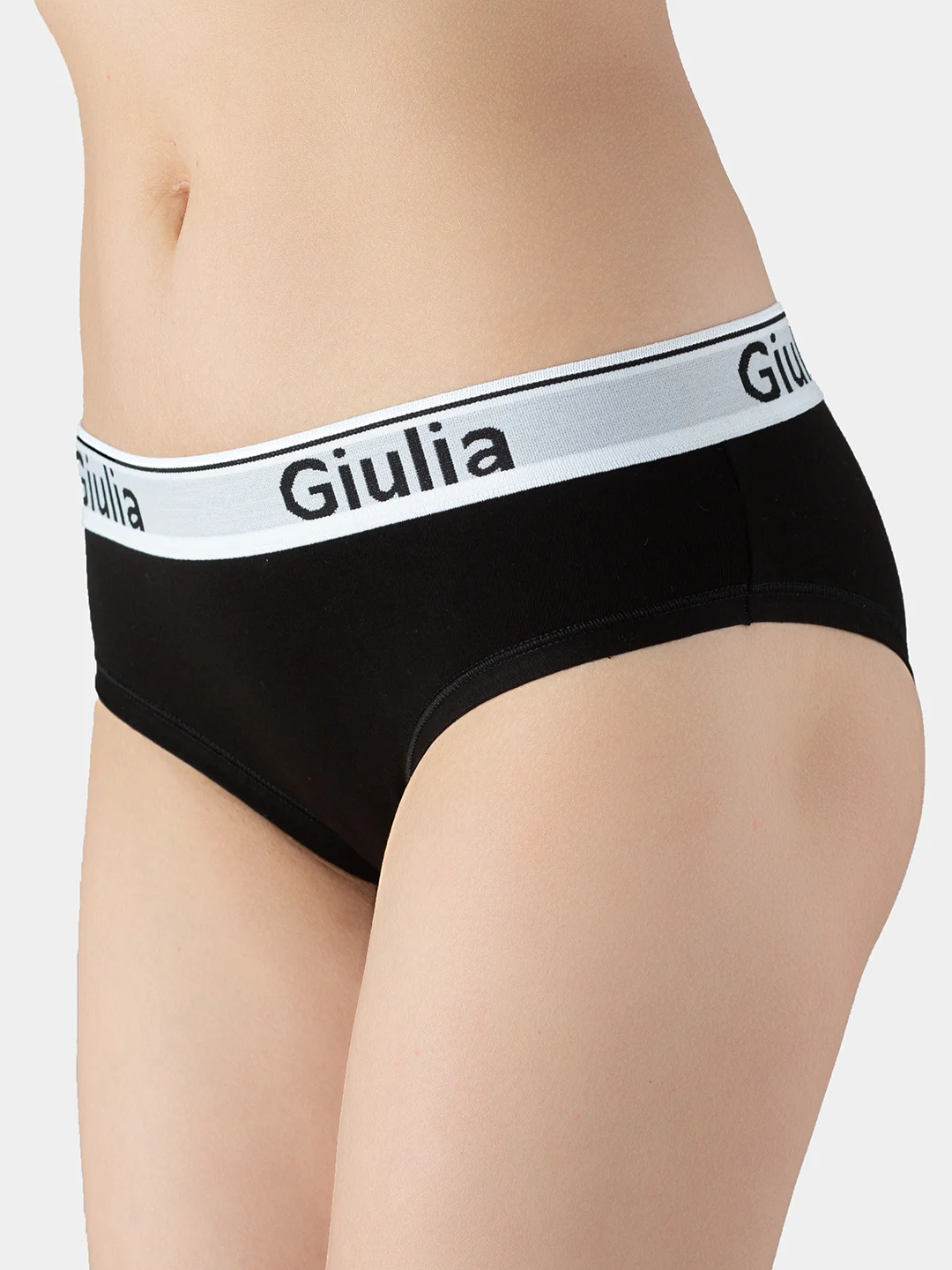 Белый трусы женские Giulia Cotton Slip 01