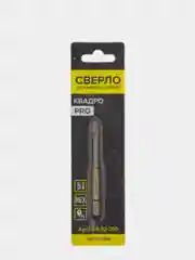 Сверло по кафелю и стеклу  5/6/8/10/12 мм, шестигранный хвостовик, квадро, HEX, Чеглок