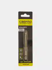 Сверло по кафелю и стеклу  5/6/8/10/12 мм, шестигранный хвостовик, квадро, HEX, Чеглок