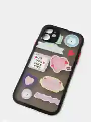Конфетный чехол для айфон (iPhone) 11 / 12 / 13 Pro Max про макс пластиковый с принтом