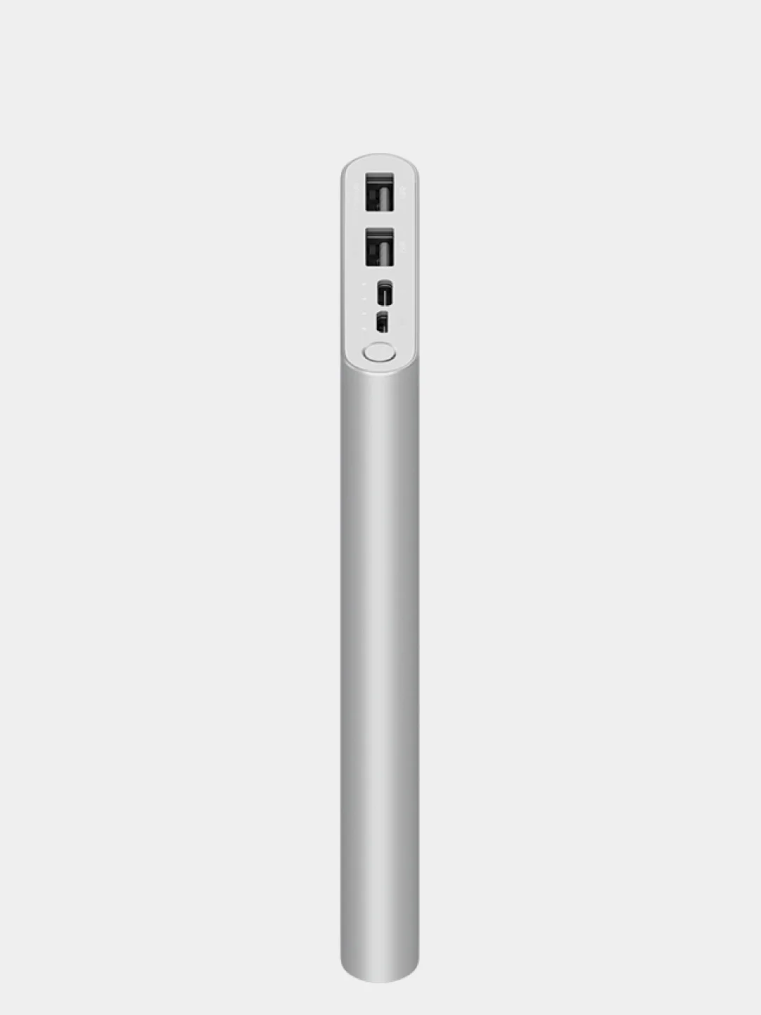 Серебряный внешний аккумулятор Xiaomi Mi Power Bank 3 10000 mAh (PLM09ZM)