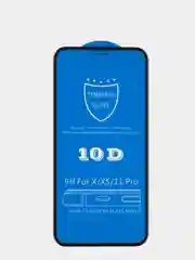 Защитное стекло 10D для iPhone X / XS / 11 Pro, с черной рамкой