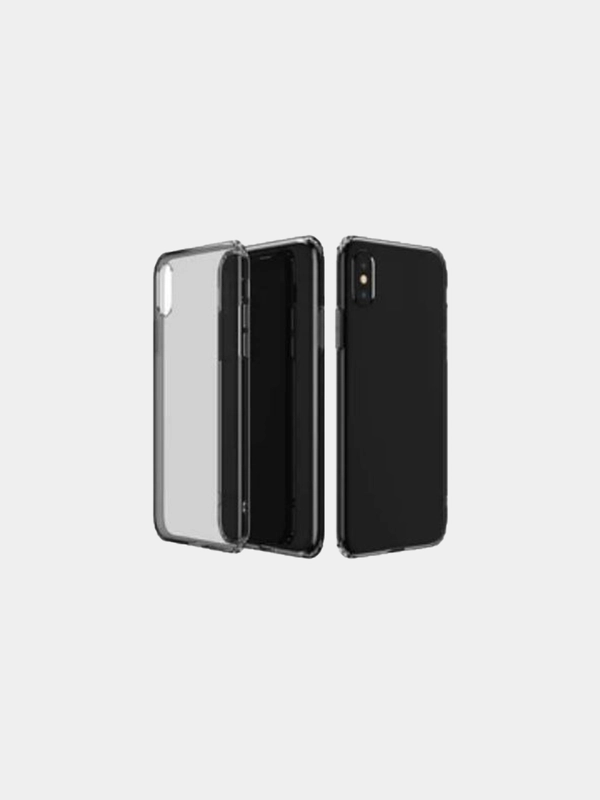 Чехол-накладка силиконовый для iPhone XS Max, прозрачный