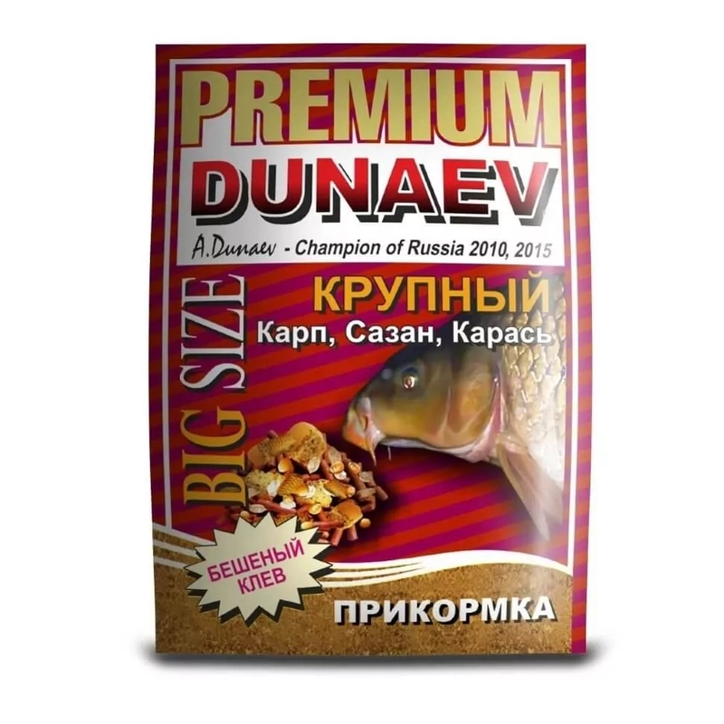 Прикормка для рыб Dunaev Премиум BigSize