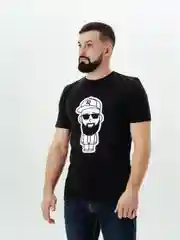 Черный футболка мужская ALGA