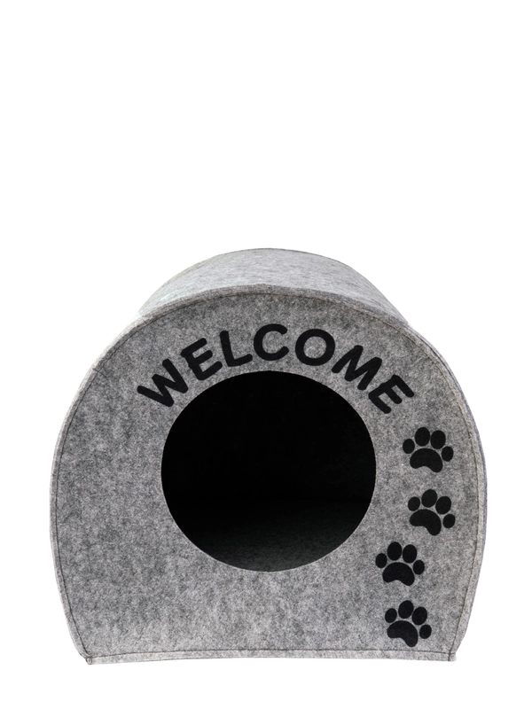 Домик для животных"Будка WELCOME", войлок, 33х33х45см
