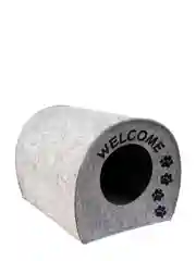 Домик для животных"Будка WELCOME", войлок, 33х33х45см