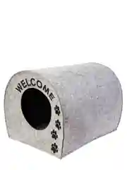 Домик для животных"Будка WELCOME", войлок, 33х33х45см