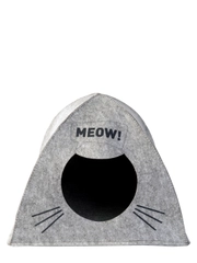 Домик для животных"Палатка MEOW", войлок, 38х28х38см
