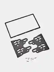 Переходная монтажная рамка 2-din, 7 дюймов (11-548), для Ford Focus (98-04)