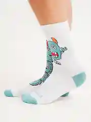 Бирюзовый носки унисекс