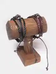 Кожаный браслет Перо