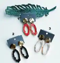 Серьги с дизайном