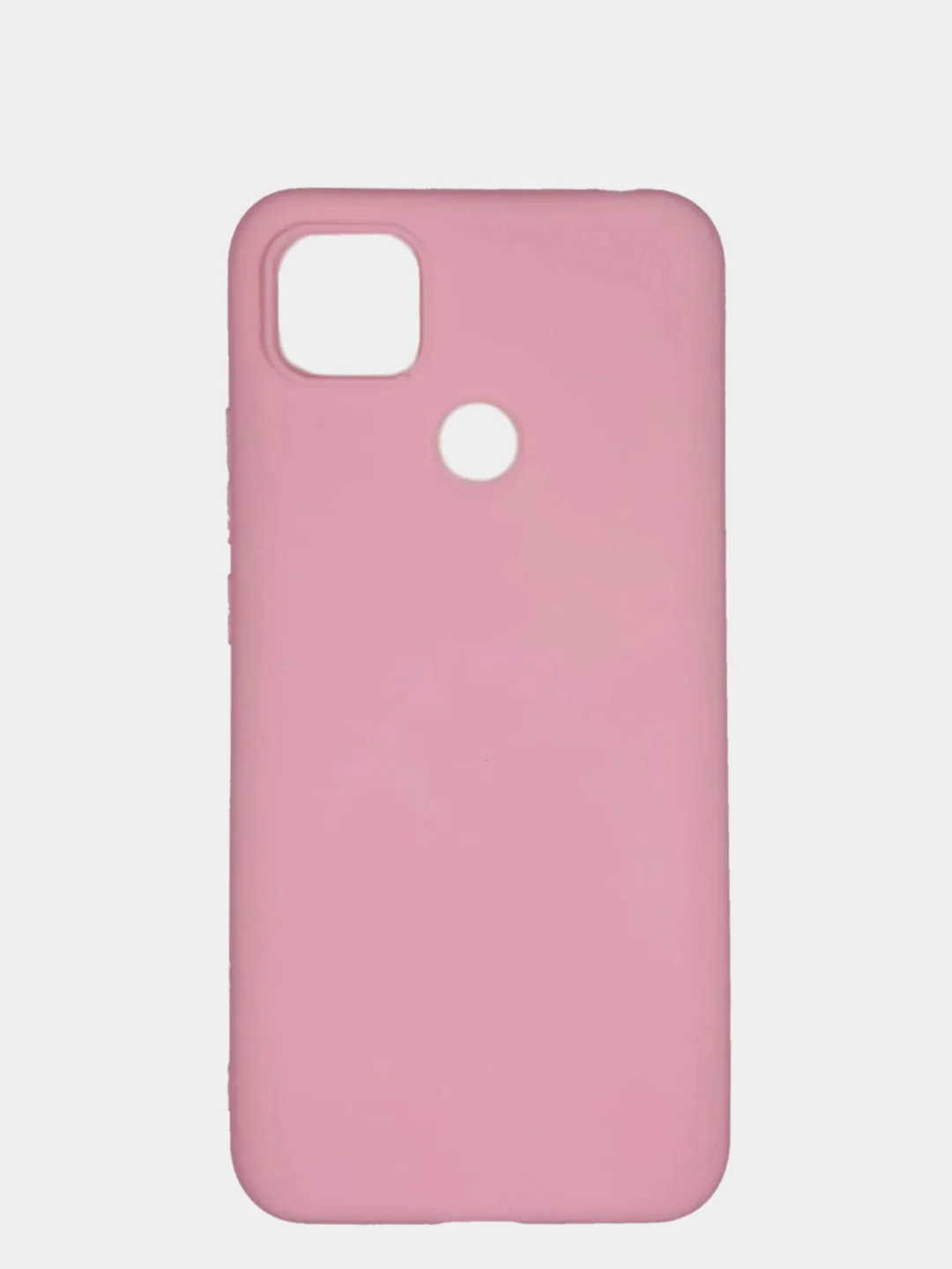 Розовый чехол Xiaomi Redmi 9C / Сяоми Редми 9С силиконовый, цветной, матовый