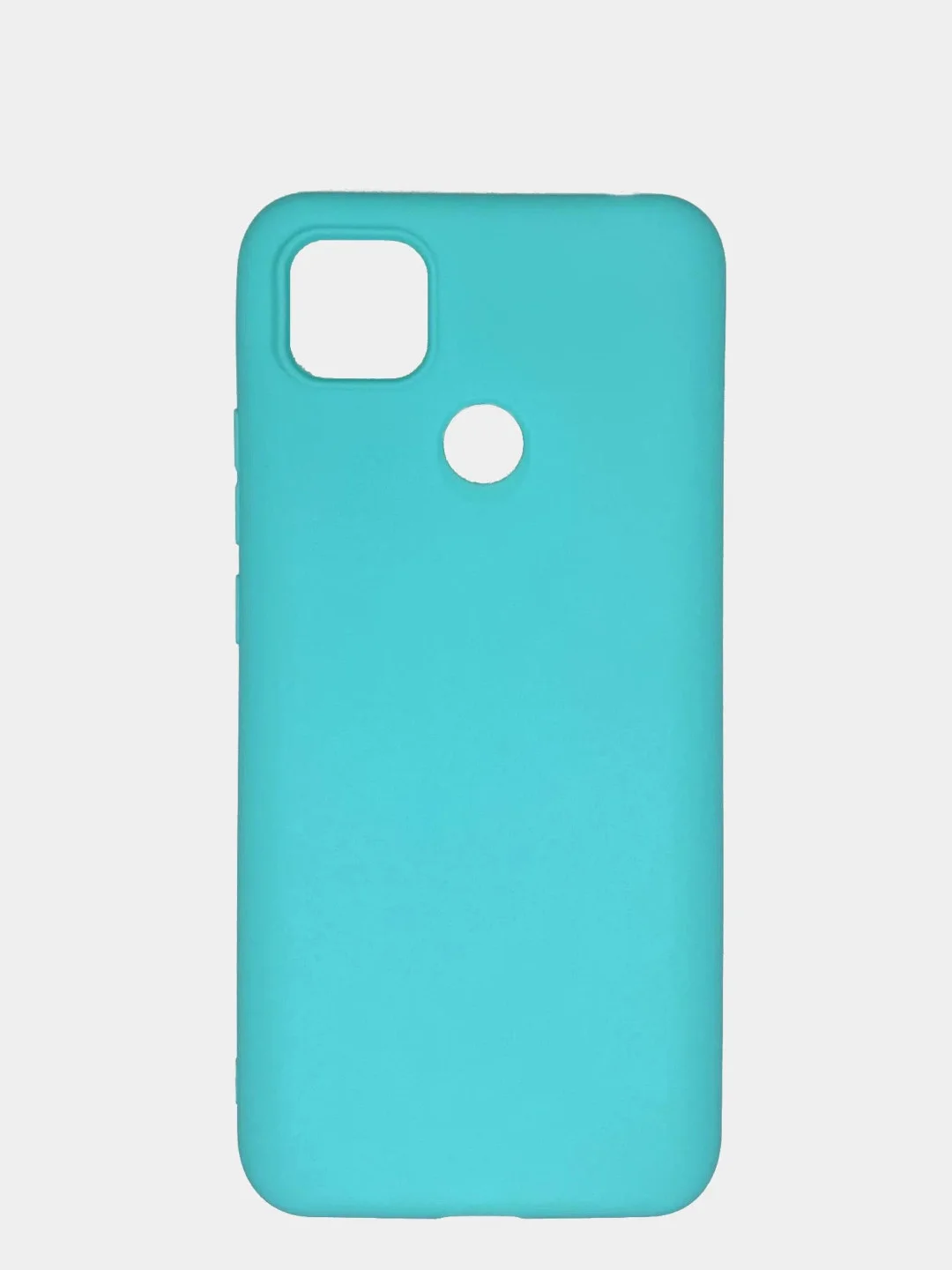 Бирюзовый чехол Xiaomi Redmi 9C / Сяоми Редми 9С силиконовый, цветной, матовый