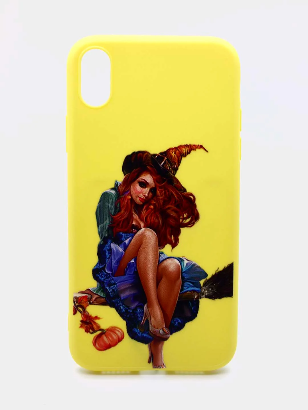 Золотой чехол силиконовый с принтом Apple Iphone XR (айфон)