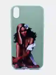 Карамельный чехол силиконовый с принтом  Apple Iphone XR (айфон)