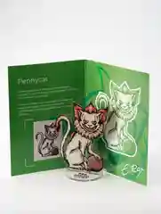 Оригинальная коллекционная фигурка Pennycat #6, 10 см