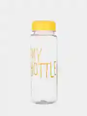 Желтый бутылка для воды "MY BOTTLE", пластиковая бутылка для спорта, для фитнеса, 500 мл