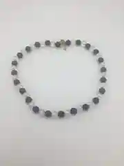 Серый меланж чокер